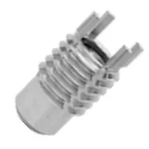 درج‌های رزوه‌دار کلید-قفل با انتهای بسته برای فلز نرم